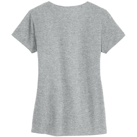 Alternative Apparel Womens Heather Grey Legacy V Neck T Shirt