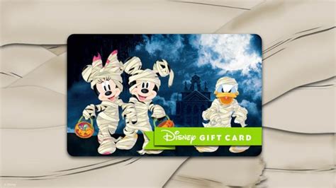 You can not use disney gift cards to pay for tickets through undercover tourist. Ghoulish New Gift Card Designs Haunt Their Way into the ...