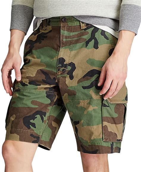 Polo Ralph Lauren Mens Big And Tall Relaxed Fit 10 Camouflage Cotton