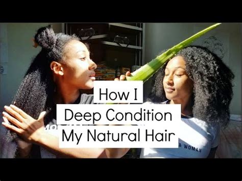 But a good deep conditioner is. Deep Conditioning My Natural Hair Routine 4C [Video ...