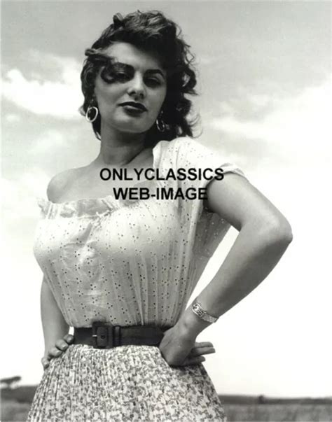 sophia loren breathtaking sultry sexy busty pin up 1950s vintage orig photo ra50 79 99 picclick