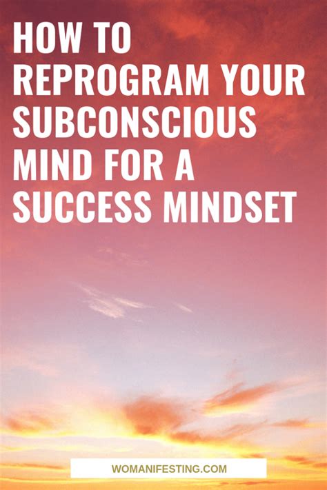 How To Reprogram Your Subconscious Mind For A Success Mindset Video