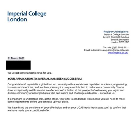 Imperial College London A100 2022 Offer Holders Page 2 The Student Room