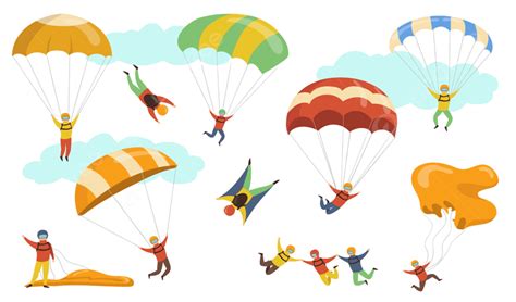 Parachutiste Vector Png Vector Psd And Clipart With Transparent