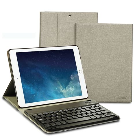 Agptek Ipad Keyboard Case With Wireless Bluetooth Keyboard For Ipad 97