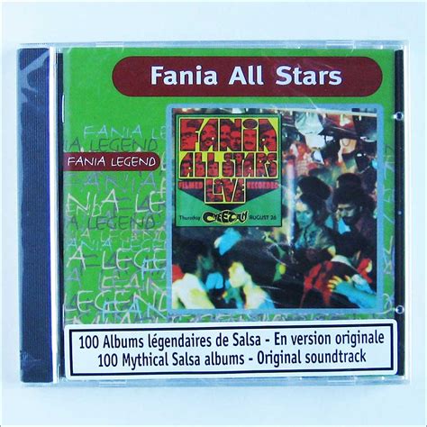 Fania All Stars Live A Cheetah Music Cd Music