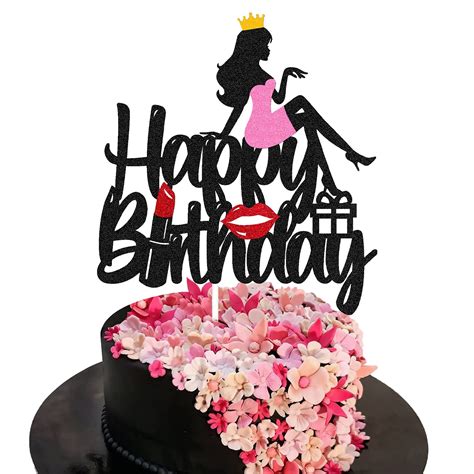 buy sitting girl cake topper glamour lady crown high heel cake decorations silhouette for