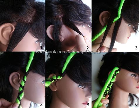 how to install double ended dreadlocks 6 easy steps dreads diy hairdo for long hair boring hair