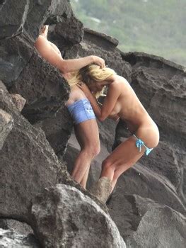Shauna Sand Giving A Blowjob And Having Sex On A Beach In St Barts The Drunken