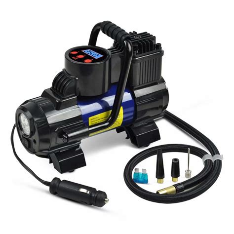 seborio portable air compressor pump for car mini tire inflator motorcycle 120w 150 psi