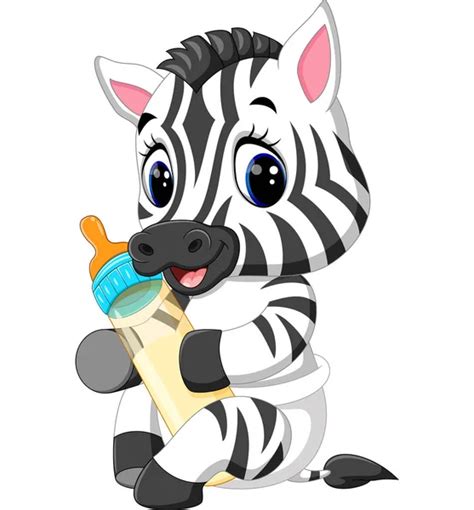 Ilustrace Kreslené Roztomilá Zebra — Stock Vektor © Hermandesign2015