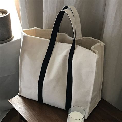 Big Casual Canvas Tote Bag 2019 Fabric Eco Friendly Top Handle Bag