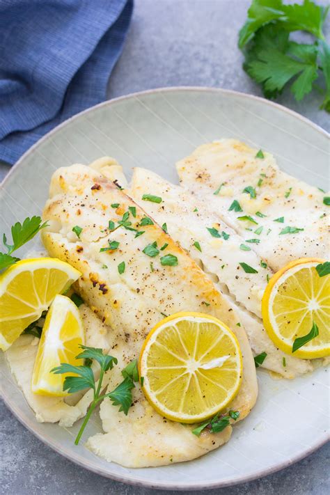 Baked Tilapia With Lemon Garlic Butter Easy Tilapia Recipe