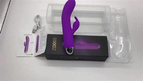 Purple Silicone Sex Electric Usb Charger Passion Wave Rabbit Vibrator