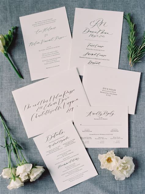 Cant Go Wrong With Black And White Wedding Invitations