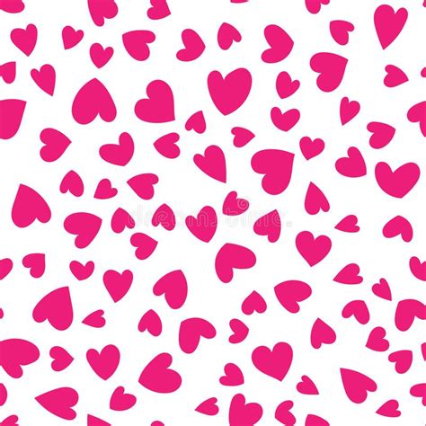 Background With Hearts Pink Hearts Stock Vector Illustration Of 14th