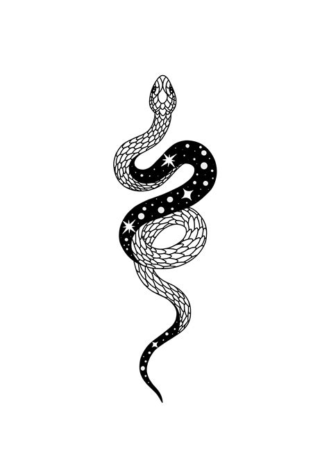 Tattoo Design Snake Minimalistic Snake Lined Drawing Etsy Canada