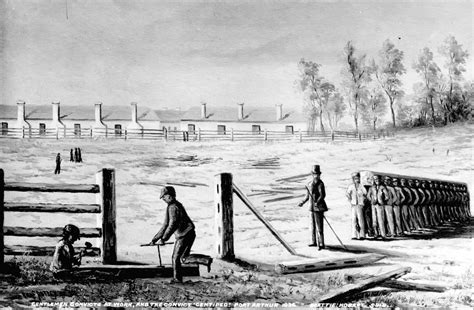 One Man Standing Van Diemens Land Penal Colony History Timeline