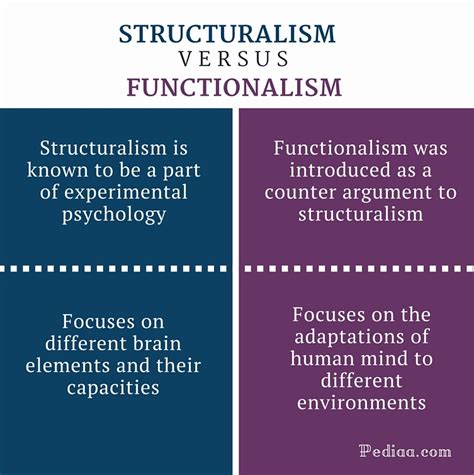 Difference Between Structuralism And Functionalism Theory Of