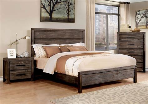 Shept mallet sleigh configurable bedroom set. Industrial Bedroom Furniture Sets - Design Ideas