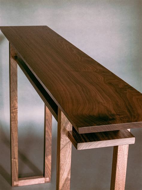 Modern Wood Narrow Hallway Table Narrow Console Table Side Table