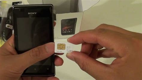 Ensure the device is powered off. Sony Xperia E: How to Insert New SIM Card - YouTube