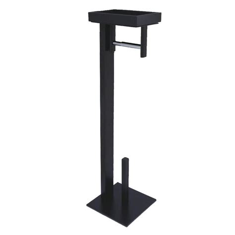 Unique free standing toilet paper holders cannot get any more creative than this! Edenscape Free Standing Toilet Paper Holder with Storage ...