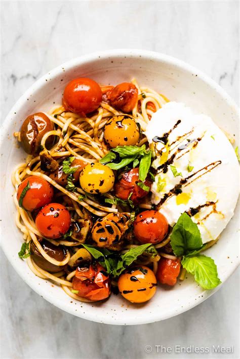 Fresh Summer Spaghetti 20 Minute Recipe The Endless Meal