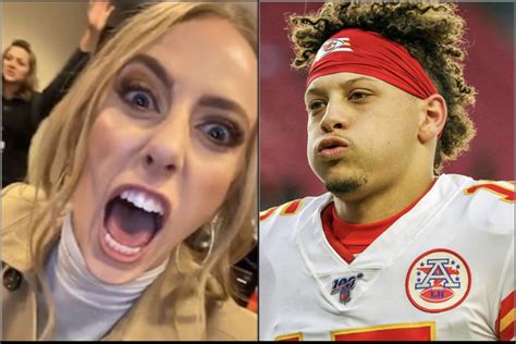 patrick mahomes wife brittany matthews responds to commentator he would take himself out if he