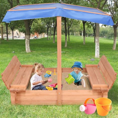 Benefits of sandboxes with canopy. 68% OFF Children Outdoor Retractable Sandbox with Canopy ...