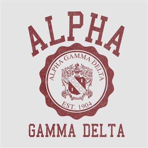 Alpha Gamma Delta Classic Crest Design With Images Alpha Gamma