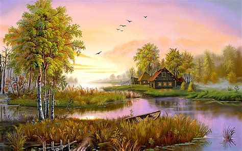 Beautiful Paintings Of Nature Wallpapers