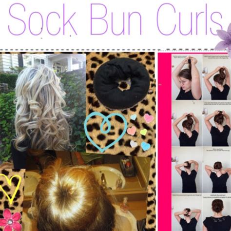 curling your hair with a sock sock bun curls how to curl your hair wavy hair