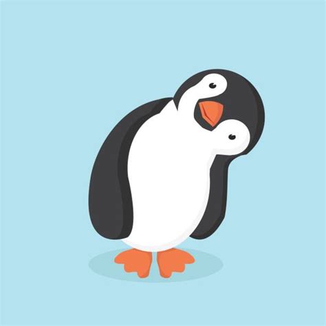 Cute Cartoon Baby Penguins