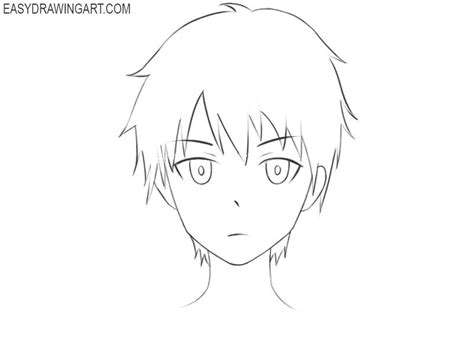 How To Draw An Anime Head Easy Anime Head Anime Sketch Anime