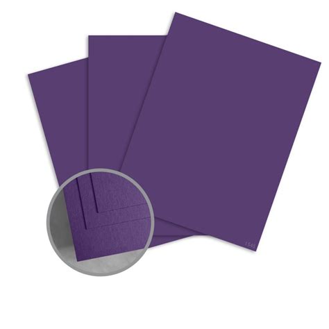 Royal Purple Card Stock 8 12 X 11 In 90 Lb Cover Smooth Colormates