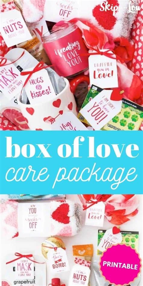 How To Send A Box Of Love Valentines Day Care Package Valentines