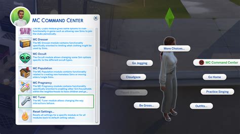 The Sims 4 Mod Mc Control Center
