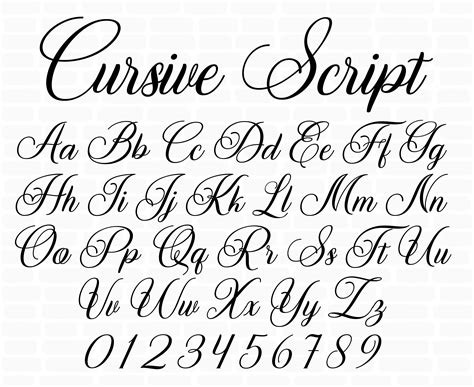 Cursive Font Wedding Font Font Monogram Cursive Font For Etsy