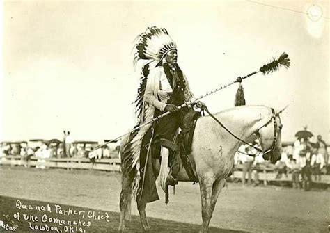 Chief Quanah Parker Comanche Lawton Oklahoma 1904 1918 Native
