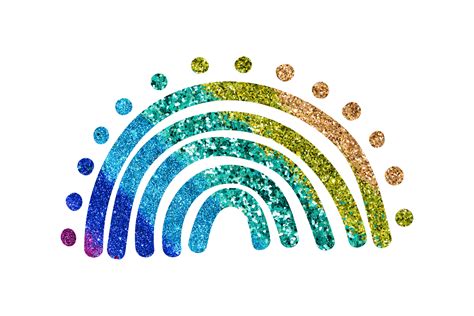 Free Glitter Rainbow Png 11934232 Png With Transparent Background