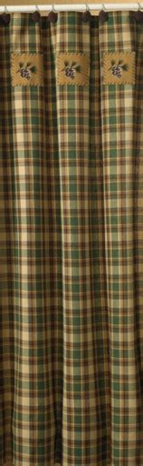 Scotch Pine Shower Curtain Adirondack Country Store