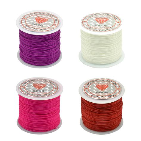 50m Strong Elastic Stretchy Beading Thread Cord Bracelet String For