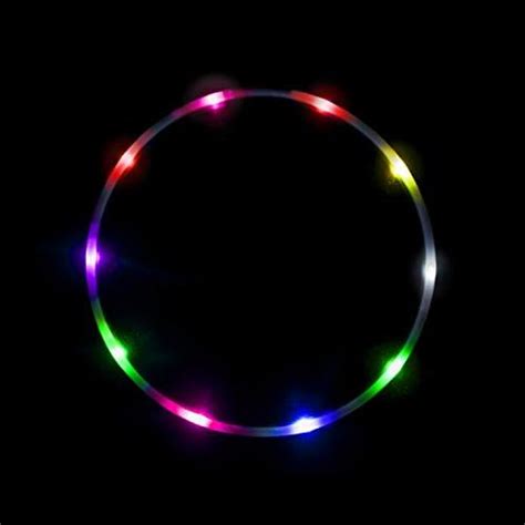 Led Hula Hoop Fully Rechargeable And Collapsable 14 Color Strobing