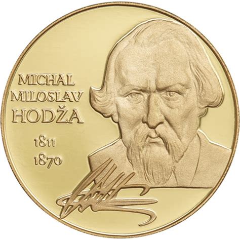 Zlatá medaila Michal Miloslav Hodža Štúrovci