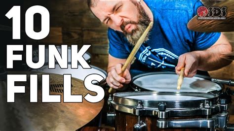 10 Easy Beginner Funk Drum Fills Stephen Taylor Drum Lesson Youtube