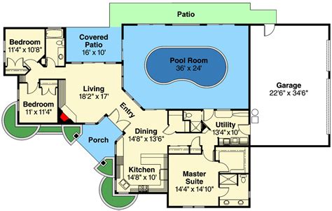 House Plans With Indoor Pools Home Design Ideas