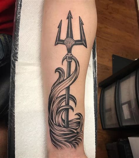 Trident Poseidon Tattoo Lonestarvirt