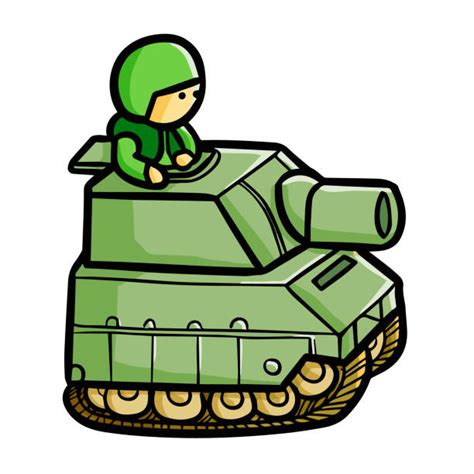 Cartoon Army Tank Army Military