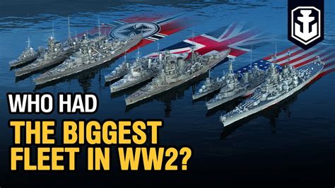 World War 2 Navy Comparison — Fleets Evolution 19391946 Youtube